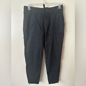 Sonoma Goods For Life Black Jogger Pants Mid Rise Cotton Spandex Size Medium